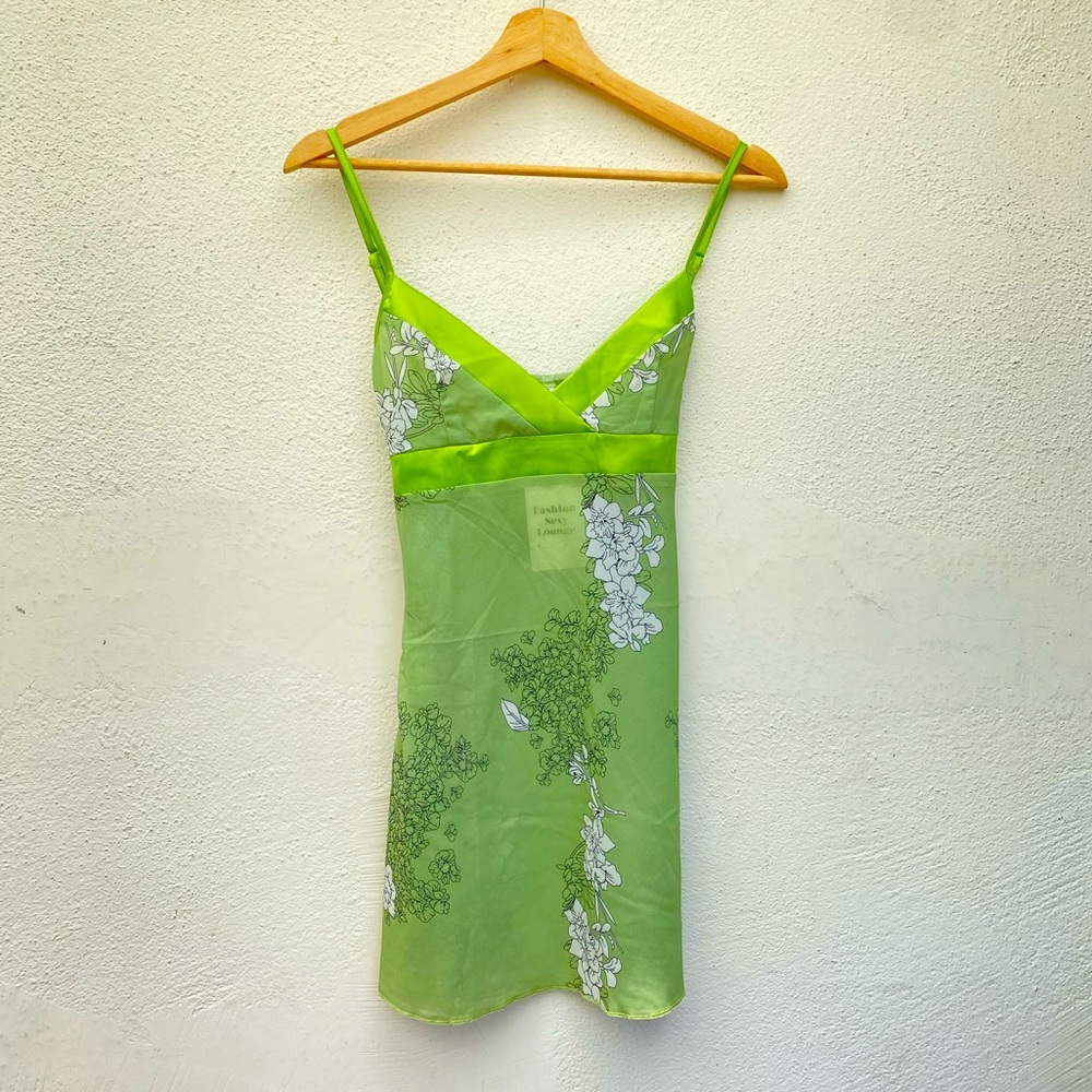 Green Floral Dress